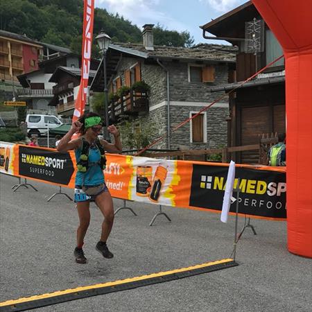 Antonella Lamberti all'arrivo