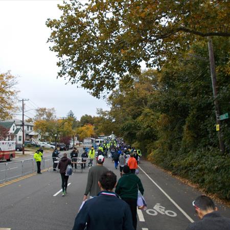 Maratona di New York - Controlli al villaggio partenza
