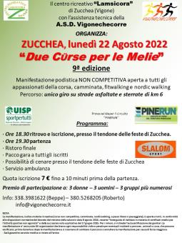 DUE CURSE PER LE MELIE - ZUCCHEA 22/08/2022