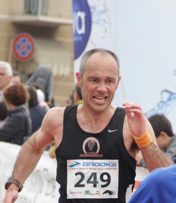 Marco Balduzzi in gara